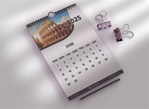 Wall Calendar Design 2025 :: Behance
