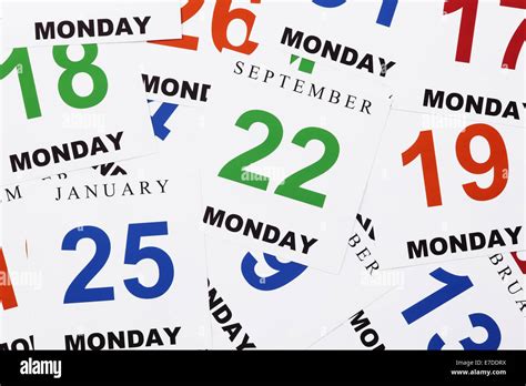 Everyday Is Monday Calendar - Jonis Mahalia