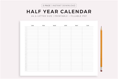 Blank Monthly Calendar with Notes Graphic by MyLifePlans · Creative Fabrica