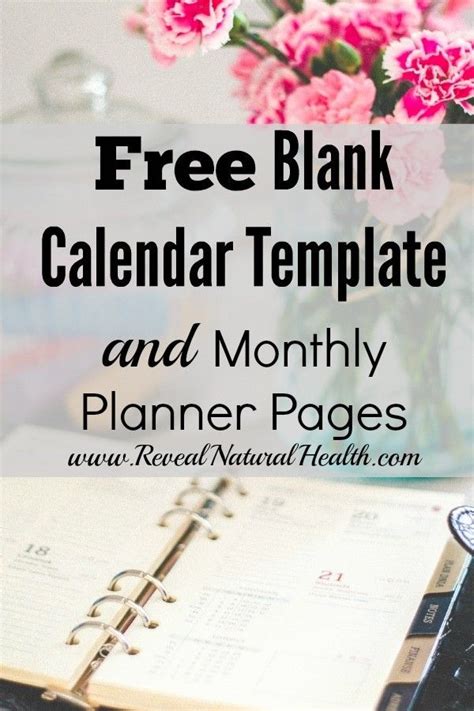 The 25+ best Blank calendar template ideas on Pinterest | Blank monthly ...
