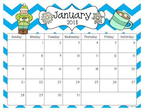 Editable Printable Calendars