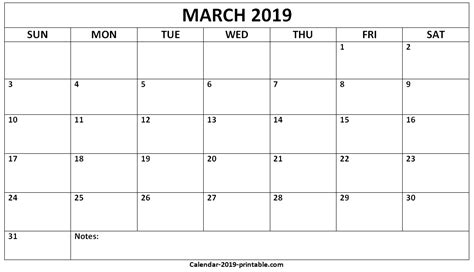 March Printable Calendar | March calendar printable, Free printable ...