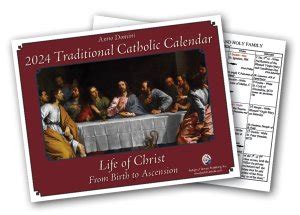 Traditional Catholic Calendar > Misc