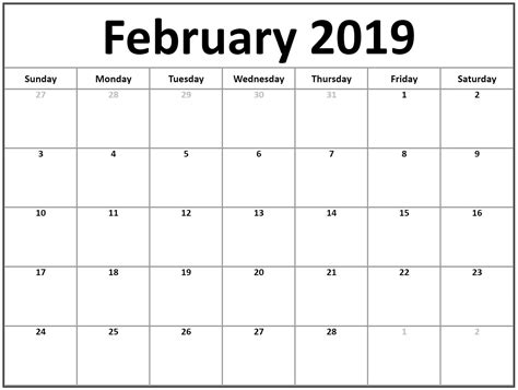 Free Fill In Printable Calendar | Calendar Template Printable