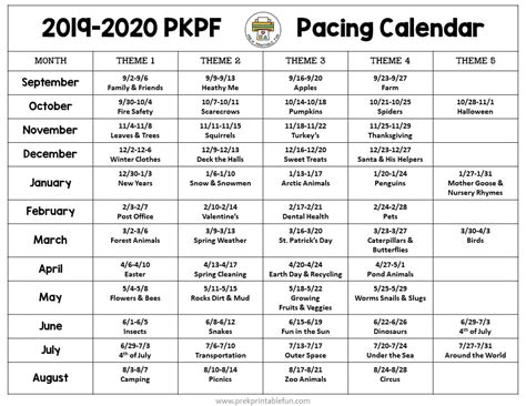 Pre K Monthly Caalendar Example Calendar Printable - Riset