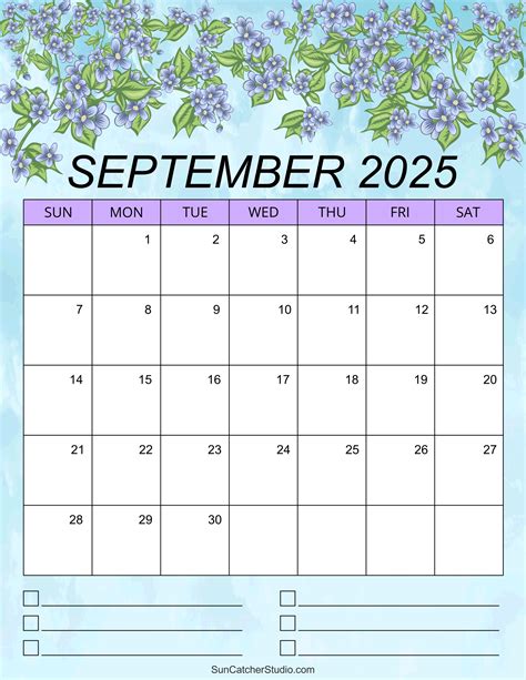 September October Calendar 2025 Printable - Sylvester B. Caulfield