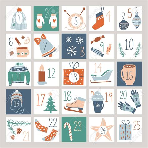 Design A Countdown Calendar – Printable Blank Calendar Template