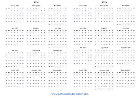 Monthly Calendar 2025 To Print - Daisy Porter