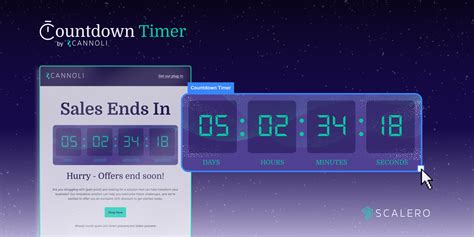 Countdown timer by Cannoli - Design and build countdown timers for your ...