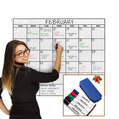 Stacked And Packed Calendar