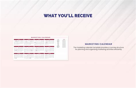 Marketing Calendar Template in Excel, Google Sheets - Download ...