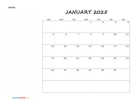 Printable Calendar 2025 Free Printable Month - Declan Joy
