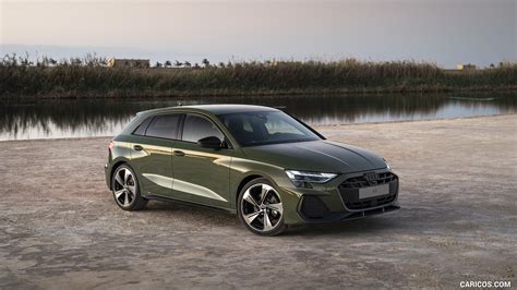 Audi A3 Sportback | 2025MY (Color: District Green Metallic) | Front ...