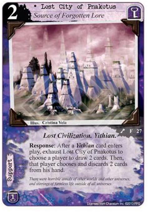 Lost City of Pnakotus - The Key and the Gate - Call of Cthulhu LCG ...
