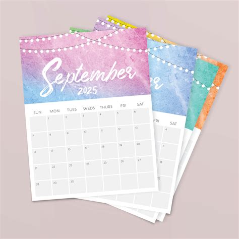 Printable 2025 Calendar - Etsy