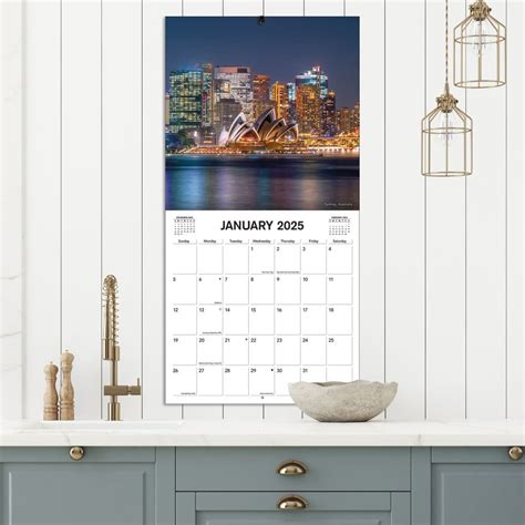 City Skylines 2025 Wall Calendar - Calendars.com