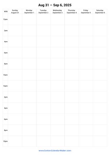 September 2025 Printable Calendars - Blank PDF Templates