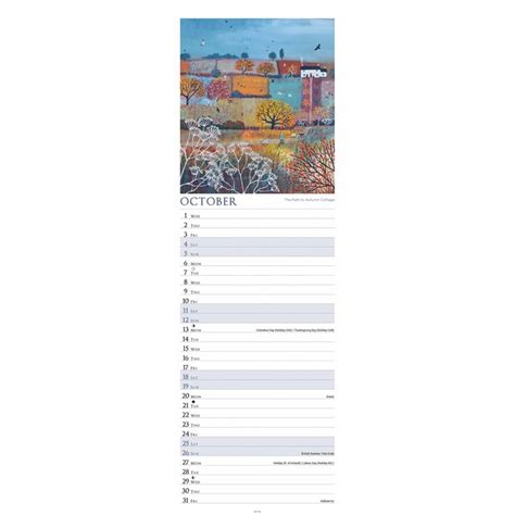 Jo Grundy, Country Days Slim Calendar 2025