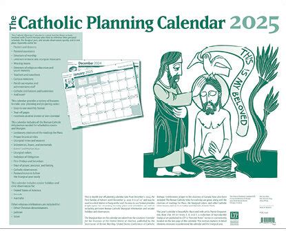 The 2025 Roman Catholic Calendar: A Comprehensive Guide - Joseph L. Goodin