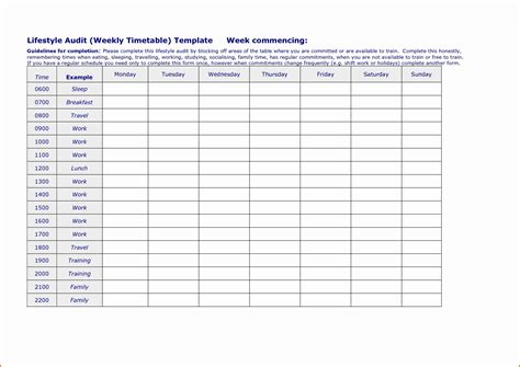 Work Week Schedule Template Elegant 6 Weekly Work Schedule Template Bud ...