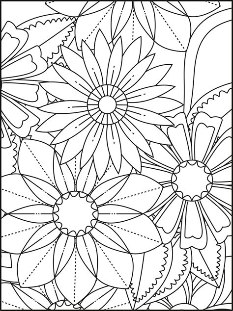 Bloom with Joy: 20 Free Flower Coloring Pages for a Relaxing and ...