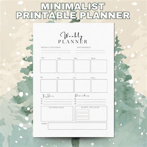 PLR Printable Planner, December Planner, December Weekly Planner ...