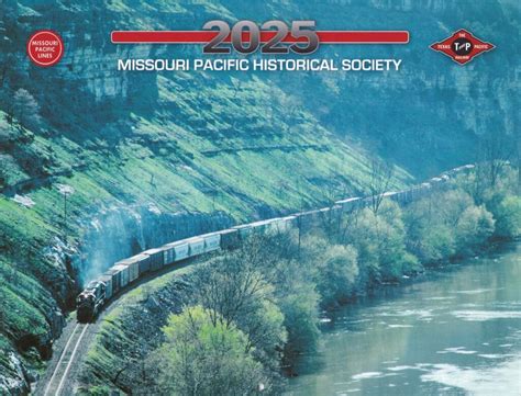 Color/B&W Calendar for 2025 — On Sale – Missouri Pacific Historical Society