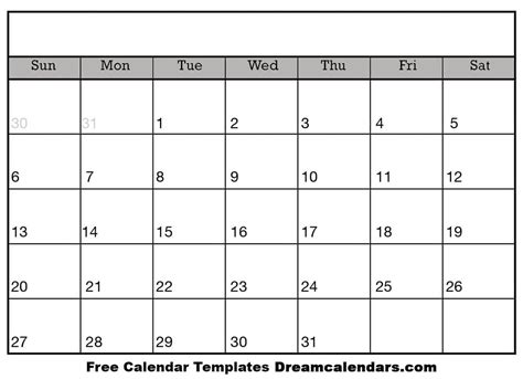 Calendars To Print For Free at Leonard Davidson blog