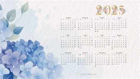 2025 Calendar Screensaver - Alida Barbara