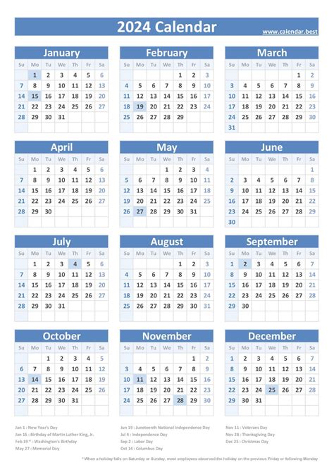 Free 2025 Calendars With Holidays - Hina deberg