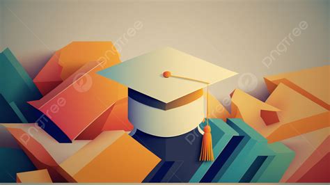 Graduation Bachelor Hat Abstract Book Academic Background, Bachelor Cap ...