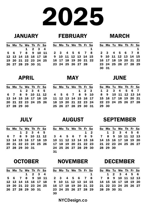 2025 Blank Calendar Template Free Printable Pages Online - Breena Karoly