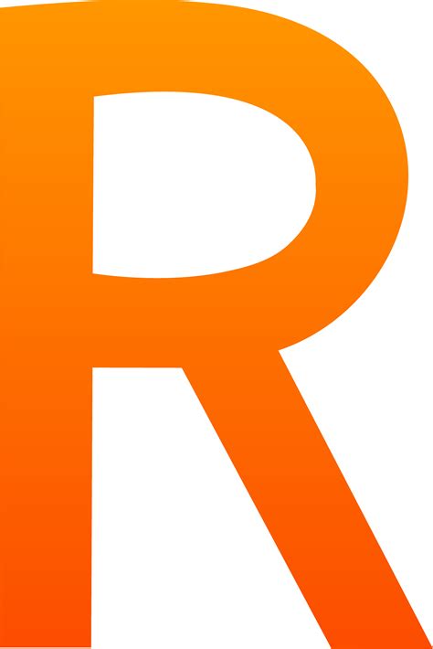 The Letter R - Free Clip Art