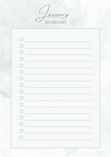 Monthly To-do List Printable To-do List Instant Download - Etsy