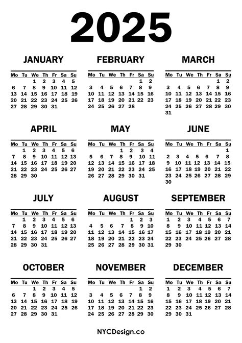 Und Calendar 2025 - Theresa V. Parker