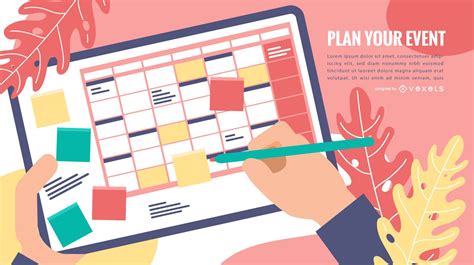 Editable Event Calendar Template