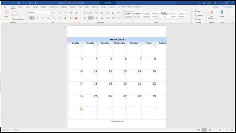 8 Top Place to Find Free Calendar Templates for Word