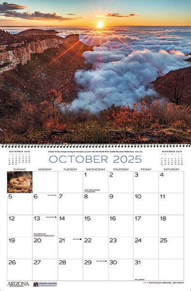 2025 Grand Canyon Wall Calendar - Arizona Highways Store