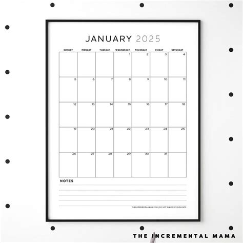 Free Printable 2025 Monthly Calendar (January - December PDFs) - The ...