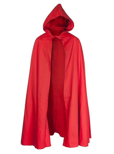 Hooded cape red - maskworld.com