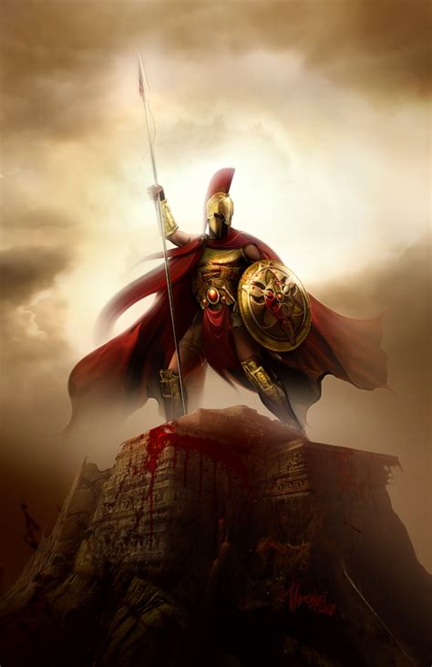 Warriors in art: Spartan by Tomasz Maronski