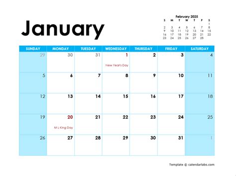 2025 Calendar Colorful Design - Free Printable Templates
