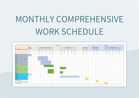 Now Download Free Excel Monthly Work Schedule Templat - vrogue.co