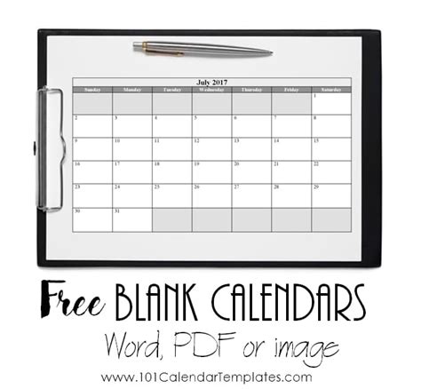 Modifiable Calendar Template | HQ Printable Documents