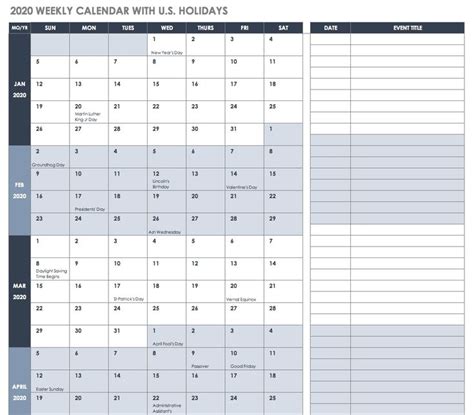 5X7 Monthly Calendars Free Printable - Printable New Year Banners