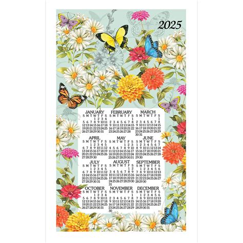 Calendar Towels 2025 - Raye Carlina