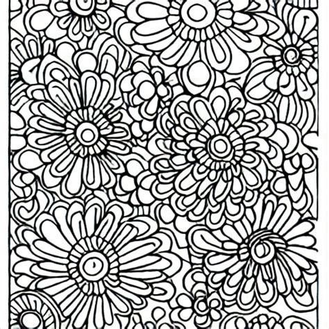 101 Flowers Adult Coloring Book · Creative Fabrica