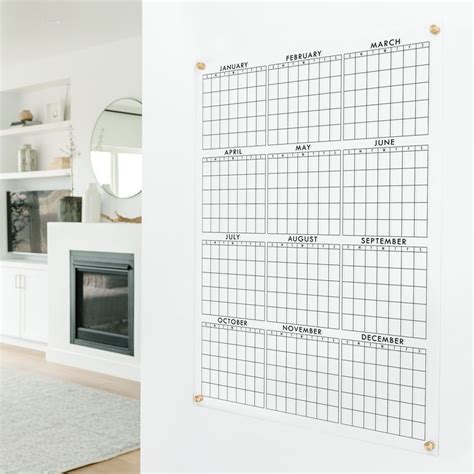 12 Month 2025 Wall Calendar - Etsy