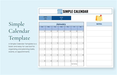 FREE Calendar Template - Download in Word, Google Docs, Excel, PDF ...