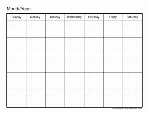 Blank Calendar to Fill In Fresh Best Free Printable Fill In Calendar ...